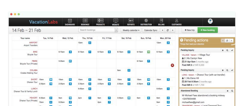 Tour Operator Backoffice