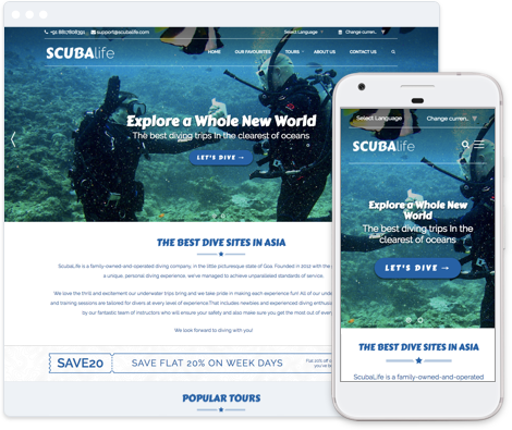 Water Sports Website Template